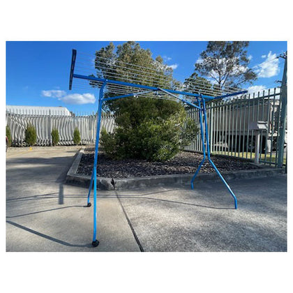 Portable Clothesline Blue Customizable Design – Outback Clotheslines