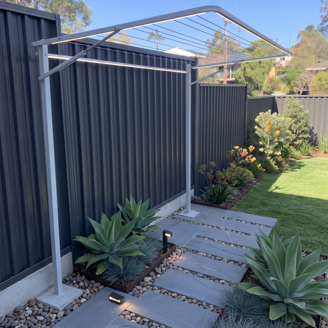 Urban Series Ground Mounted Clothesline & Washing Line
