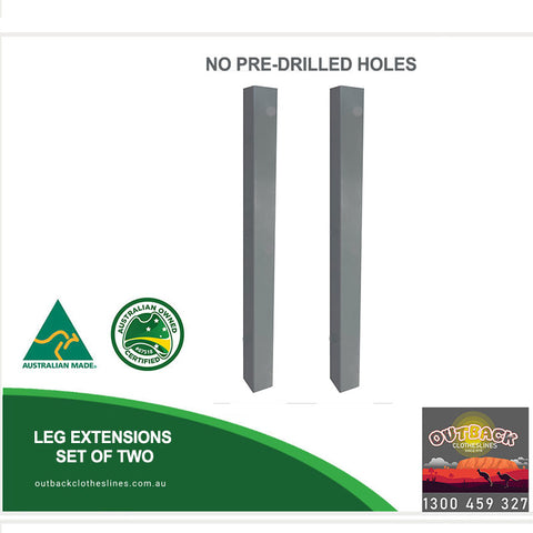 LEG EXTENSIONS SET OF TWO