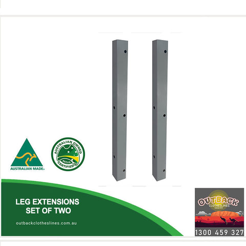 LEG EXTENSIONS SET OF TWO