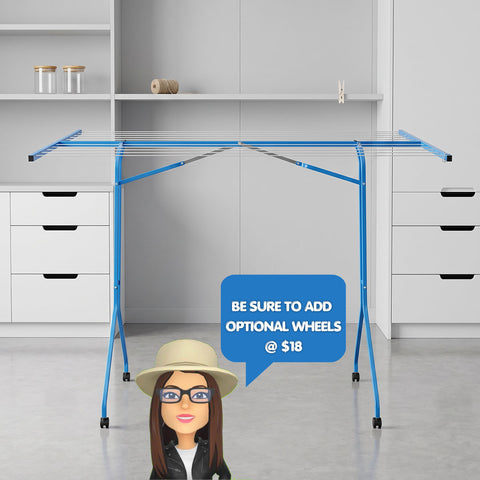 🧺BLUE CUSTOMISED PORTABLE CLOTHESLINE