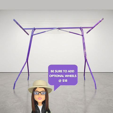 🧺PURPLE MANIA CUSTOMISED PORTABLE CLOTHESLINE